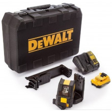 DeWALT DCE088D1G-QW Akkus zöld keresztlézer XR (10,8V/1x2,0Ah) Tstak