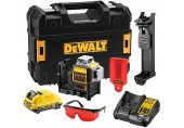 DeWALT DCE089D1R-QW Akkus piros keresztlézer 3x360° XR (10,8V/1x2,0Ah) Tstak