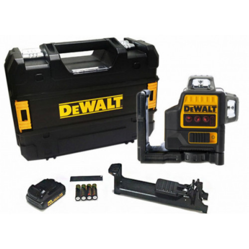 DeWALT DCE089LR-XJ Vonallézer 3x360° 10,8V