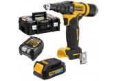 DeWALT DCF403E1GT-QW Akkus popszegecselő PowerStack (18V/1x1,7Ah) Tstak