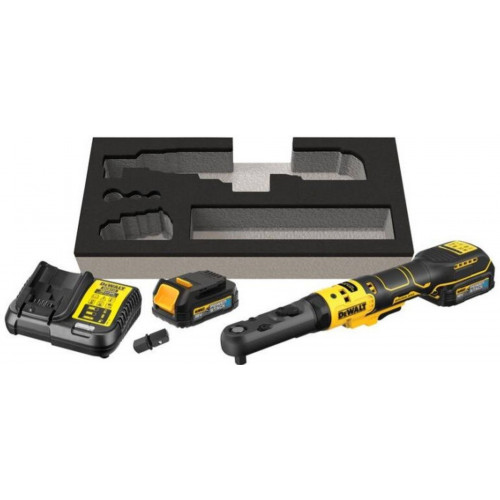 DeWALT DCF510E2G-QW Akkus racsnis csavarkulcs 3/8 a 1/2 (18V/2x1,7Ah PowerStack)