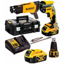 DeWALT DCF620P2K-QW Akkus gipszkarton csavarozó 2x5,0Ah/18V) +DCF6202