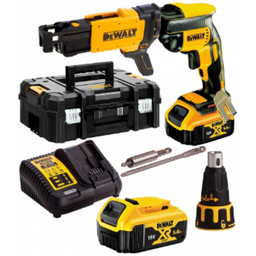 DeWALT DCF620P2K-QW Akkus gipszkarton csavarozó XR (30Nm/18V/2x5,0Ah) + DCF6202