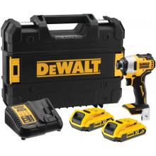 DeWALT DCF809D2T-QW Akkus ütvecsavarozó 1/4" /190Nm XR (18V/2x2,0Ah) Tstak