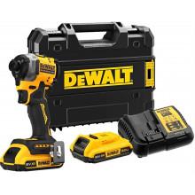 DeWALT DCF850D2T-QW Akkus ütvecsavarozó 1/4" XR (205Nm/18V/2x2,0Ah) Tstak