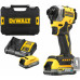 DeWALT DCF850E2T-QW Akkus ütvecsavarozó 1/4" XR PowerStack (205Nm/18V/2x1,7Ah) Tstak