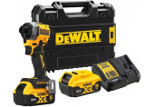 DeWALT DCF850P2T-QW Akkus ütvecsavarozó 1/4" XR (205Nm/18V/2x5,0Ah) Tstak