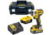 DeWALT DCF887P2-XJ Akkus ütvecsavarozó 1/4" XR (205Nm/18V/2x5,0Ah) Tstak