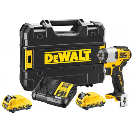 DeWALT DCF902D2-QW Akkus ütvecsavarozó 3/8" (168Nm/12V/2x2,0 Ah) Tstak