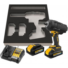 DeWALT DCF961H2G-QW Akkus ütvecsavarozó 1/2" XR PowerStack (1496Nm/18V/2x5,0Ah) Pur