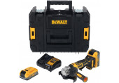 DeWALT DCG404S2T-QW Akkus sarokcsiszoló XR (125mm/18V/akku és töltő nélkül) Tstak