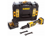 DeWALT DCG426P2-QW Akkus egyenes csiszoló 6 mm XR (18V/2x5,0 Ah) Tstak