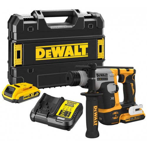 DeWALT DCH172D2-QW Akkus fúrókalapács SDS-Plus XR (1,4J/18V/2x2,0Ah) Tstak