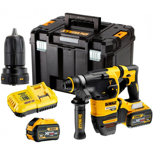 DeWALT DCH334X2-QW Akkus kombikalapács SDS-Plus XR FlexVolt (3,5J/54V/2x9,0Ah) Tstak