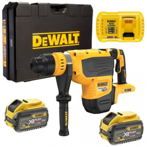 DeWALT DCH735X2-QW Akkus kombikalapács SDS-Max XR FlexVolt (13,3J/54V/2x9,0Ah) Tstak