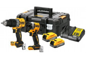 DeWALT DCK2050E2T-QW Combo pack 18V (2x1,7Ah Powerstack) Tstak