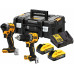 DeWALT DCK2050H2T Akkus gépszett (DCD805+DCF850+DCB115+18V/5,0Ah PowerStack) Tstak