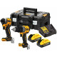 DeWALT DCK2050H2T Akkus gépszett (DCD805+DCF850+DCB115+18V/5,0Ah PowerStack) Tstak