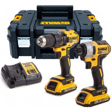 DeWALT DCK2059D2T-QW akkus gépszett XR (2x2,0Ah/18V) TSTAK II