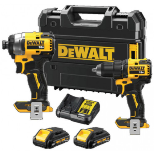 DeWALT DCK2062P2T Combo (DCD709) + (DCF809) + (18V/2x 5.0Ah) + (DCB115) + Tstak