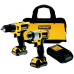 DeWALT DCK211C2-QW Fúró-csavarozó és Ütvefúró-csavar XR Li-Ion (12V/ 2x1,3Ah) TSTAK-ban