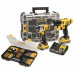 DeWALT 10.8V XR Combopack tartozék szettel, TSTAK kofferben DCK216D2T-QW