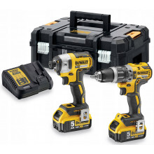 DeWALT DCK266P2T-QW 18V XR kombó szett (DCD796, DCF887, 2 x DCB184, DCB115, TSTAK II)