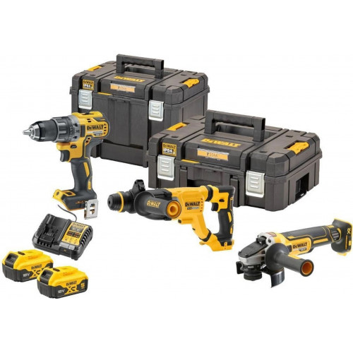 DeWALT DCK327P2T-QW XR - 3 darabos 18V-os kombinált készlet DeWALT DCK327P2T-QW XR - 3 darabos 18V-os kombinált készlet