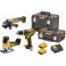 DeWALT DCK329P2T-QW Akkus gépszett (DCD796+DCG405+DCS335+18V/2x5,0Ah)2xTstak