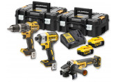 DeWALT DCK384P2T akkumulátoros szerszámkészlet (DCD796+DCF887+DCG405+18V/2x5,0Ah) 2xTstak