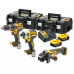 DeWALT DCK384P2T akkumulátoros szerszámkészlet (DCD796+DCF887+DCG405+18V/2x5,0Ah) 2xTstak