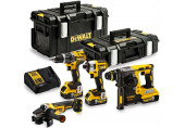 DeWALT DCK422P3-QW Akkus szett DCG405+DCH273+DCD796+DCF887 (18V/3x5,0Ah) 2x Toughsystem