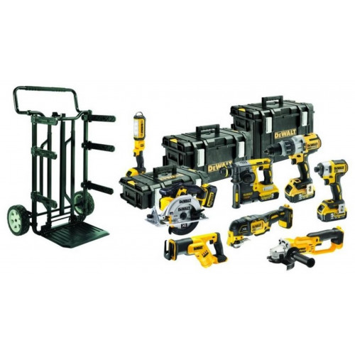 DeWALT akkumulátor kombinált szerszámkészlet 18V 4 x 5,0Ah Li-Ion XR DCK897P4-QW