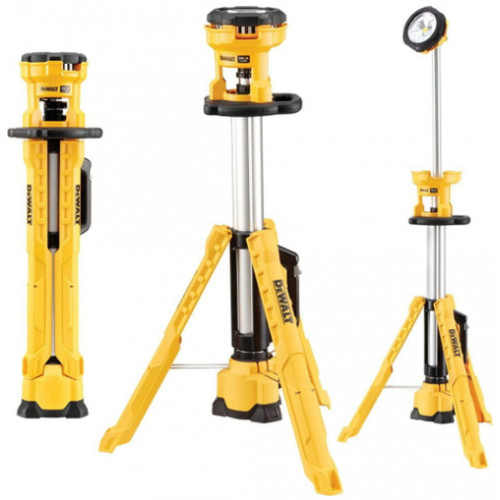 DeWALT DCL079-XJ Akkus háromlábú LED lámpa XR (18V/akku és töltő nélkül)