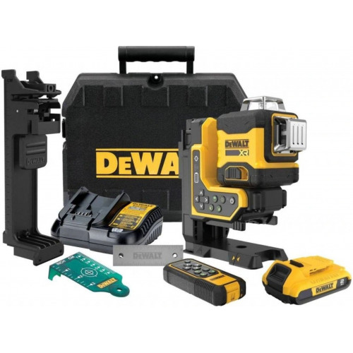 DeWALT DCLE34035D1-QW Zöld önszintező Zöld önszintező 3x360 ° (18V/2,0Ah) T-stak