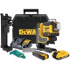 DeWALT DCLE34035D1-QW Zöld önszintező Zöld önszintező 3x360° (18V/2,0Ah) T-stak