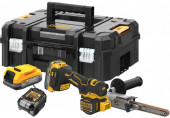 DeWALT DCM200E2T-QW szénkefe nélküli szalagcsiszoló XR (18V/2x1,7Ah PowerStack) Tstak