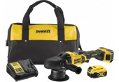 DeWALT DCM848P2-QW Akkus Polírozógép 125mm XR (18V/2x5,0Ah) Táska
