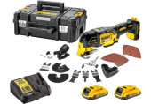 DeWALT DCS355D2-QW 18V többfunkciós osszcilácíós készülék XR Li-Ion (18V/2x 2,0Ah) Tstak