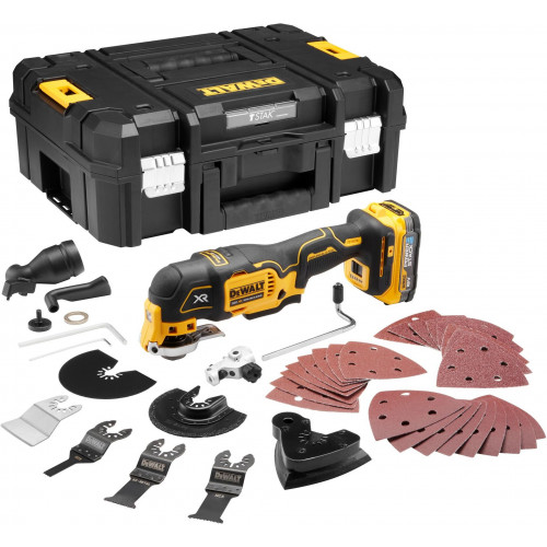 DeWALT DCS356N-XJ Akkus multigép XR PowerStack (18V/1x1,7Ah) Tstak