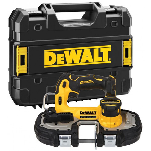 DeWALT DCS377NT-XJ Akkus szalagűrész 46mm XR (18V/Akku és töltő nélkül) Tstak