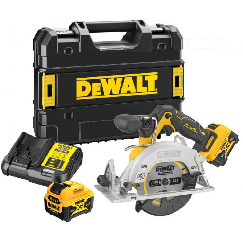 DeWALT DCS512P2-QW Akkus körfűrész XR (140mm/12V/2x5,0Ah) Tstak