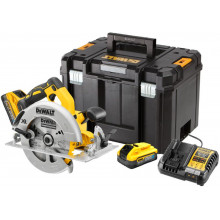 DeWALT DCS570H2T-QW Akkus körfűrész XR PowerStack (184mm/18V/2x5,0Ah) Tstak