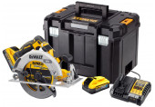 DeWALT DCS573H2T-QW Akkus körfűrész XR PowerStack (190mm/18V/2x5,0Ah) Tstak