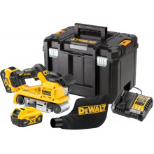 DeWALT DCW220P2-QW Akkus szalagcsiszoló XR (18V/2x5,0Ah) Tstak