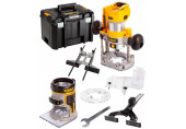 DeWALT DCW604NT-XJ Akkus kombinált marógép XR (8mm/18V/akku és töltő nélkül) Tstak