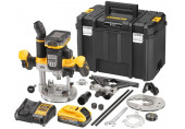DeWALT DCW620H2 Akkus Felsőmaró (12mm/18V/2x5,0Ah) Tstak