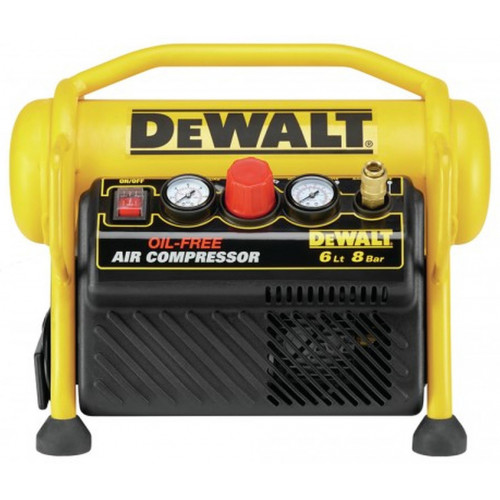 KIÁRUSÍTÁS DeWALT DPC6MRC-QS Hordozható kompresszor (1,5HP/6L/1100W) SÉRÜLT CSOMAGOLÁS