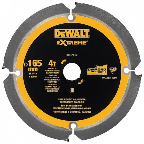 DeWALT DT1470-QZ Gyémánt vágótárcsa 165 x 20mm