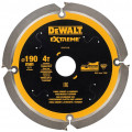 DeWALT DT1472-QZ Extreme Szálcement körfűrészlap 190x30mm, 4 fog 12°